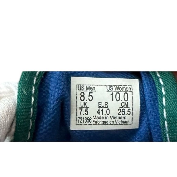 Vans Era Canvas Shoe Multi Bright Colorblock Blue Multicolor Mens 8.5 Womens 10 - Picture 8 of 8